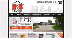 Desktop Screenshot of bandbstoragemadison.com